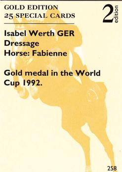 1995 Collect-A-Card Equestrian #258 Isabel Werth / Fabienne Back